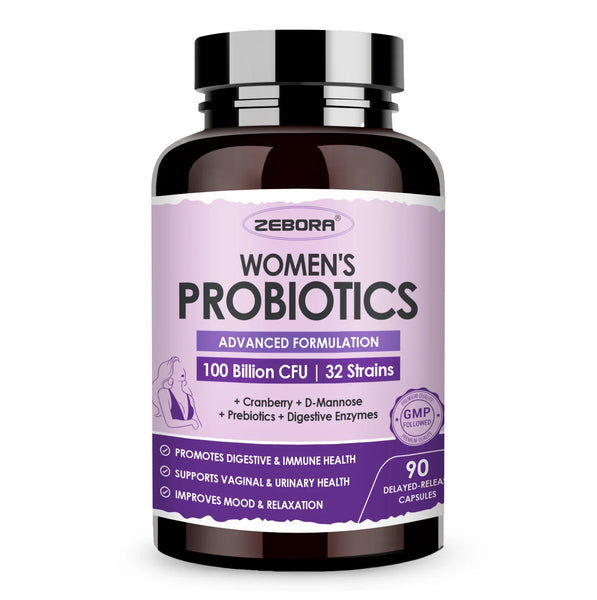 Probiotics + Prebiotic Fiber + Digestive Enzymes, for Women