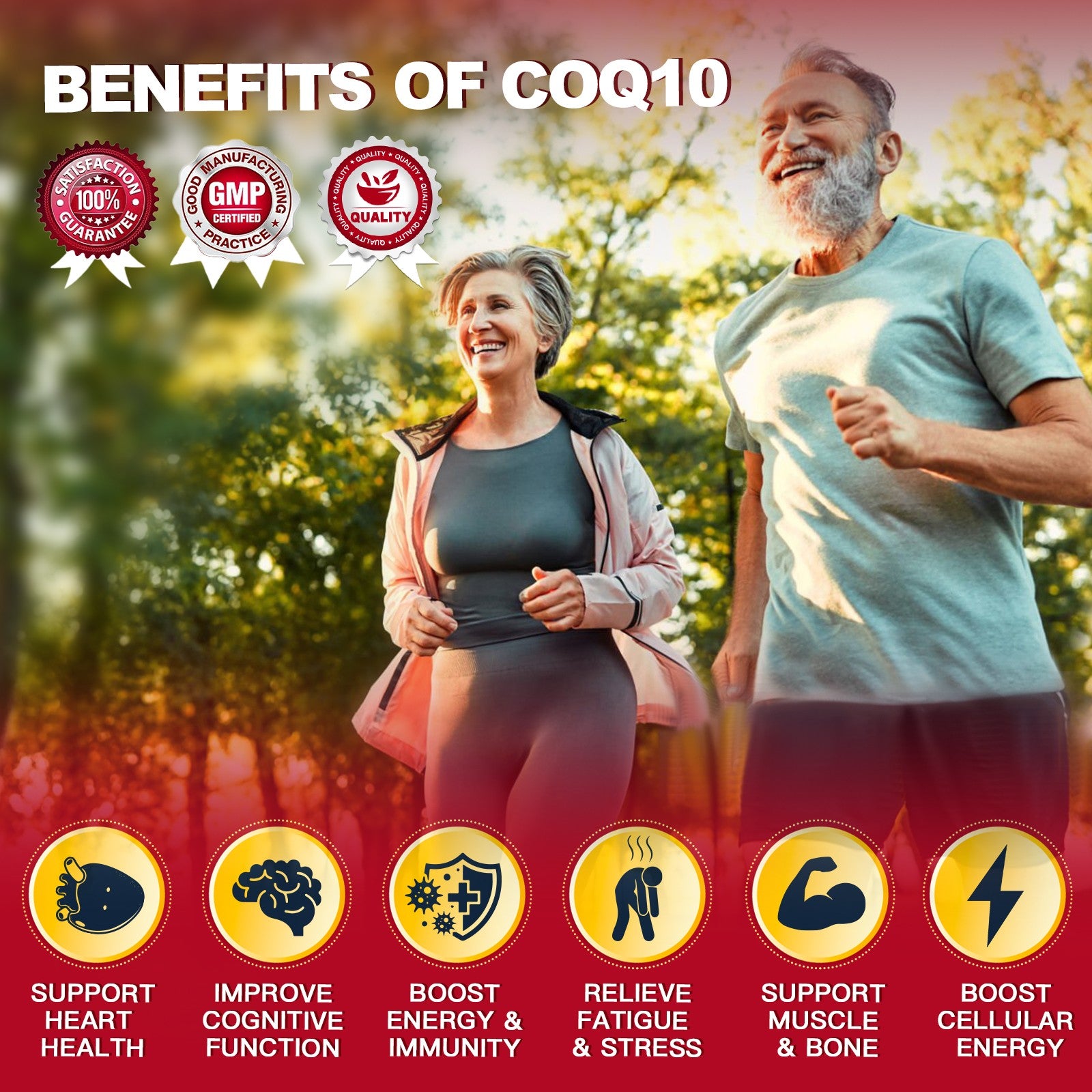 CoQ10 300mg with Trans-Resveratrol, PQQ and Vitamin E, High Absorption Antioxidant for Heart and Energy, 120 Veggie Capsules