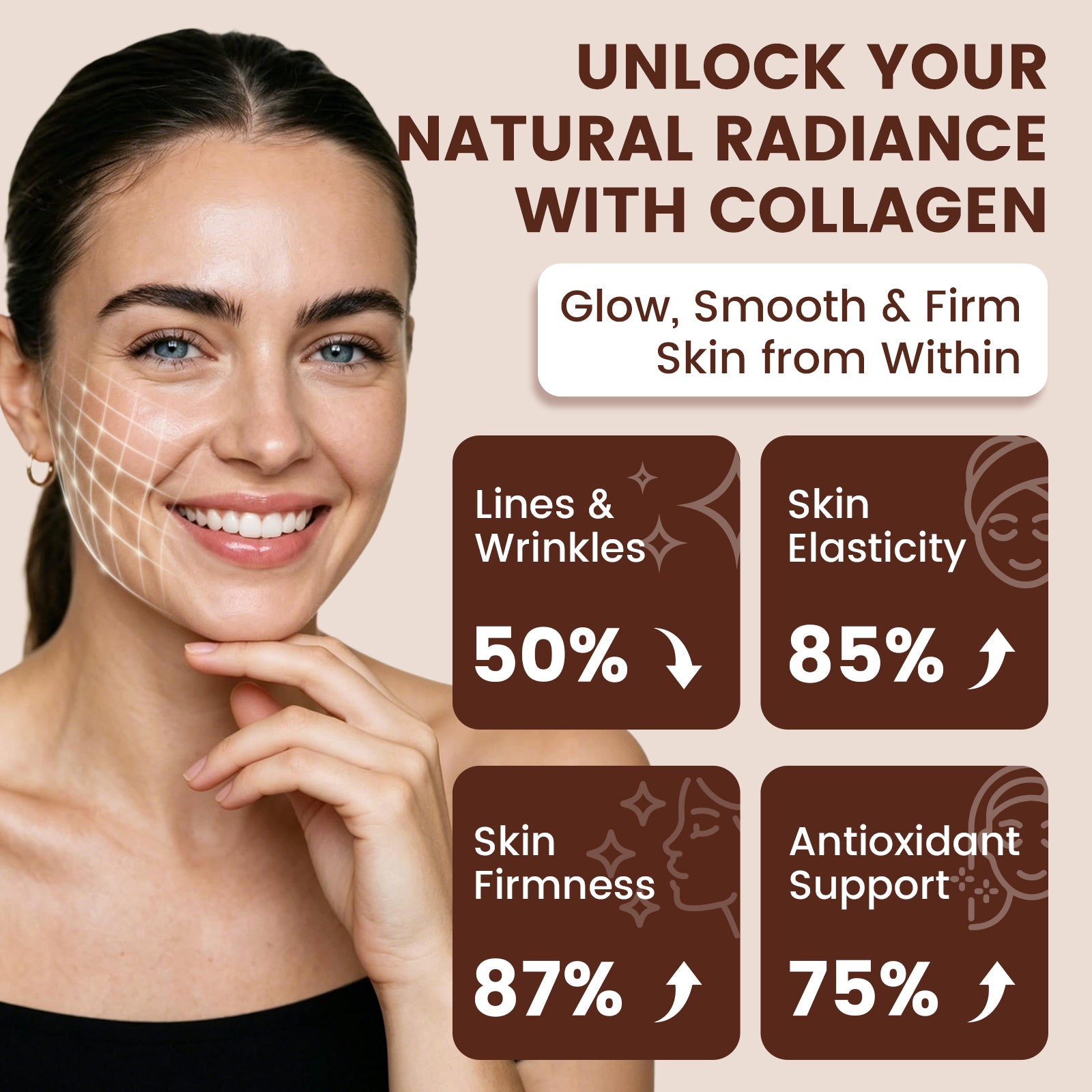 Chocolate Multi Collagen Peptides for Women, 35 Servings