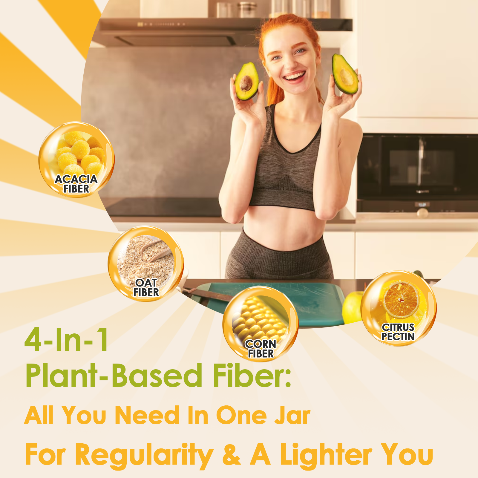 Soluble Fiber Prebiotic Powder – 70 Servings - ZEBORA