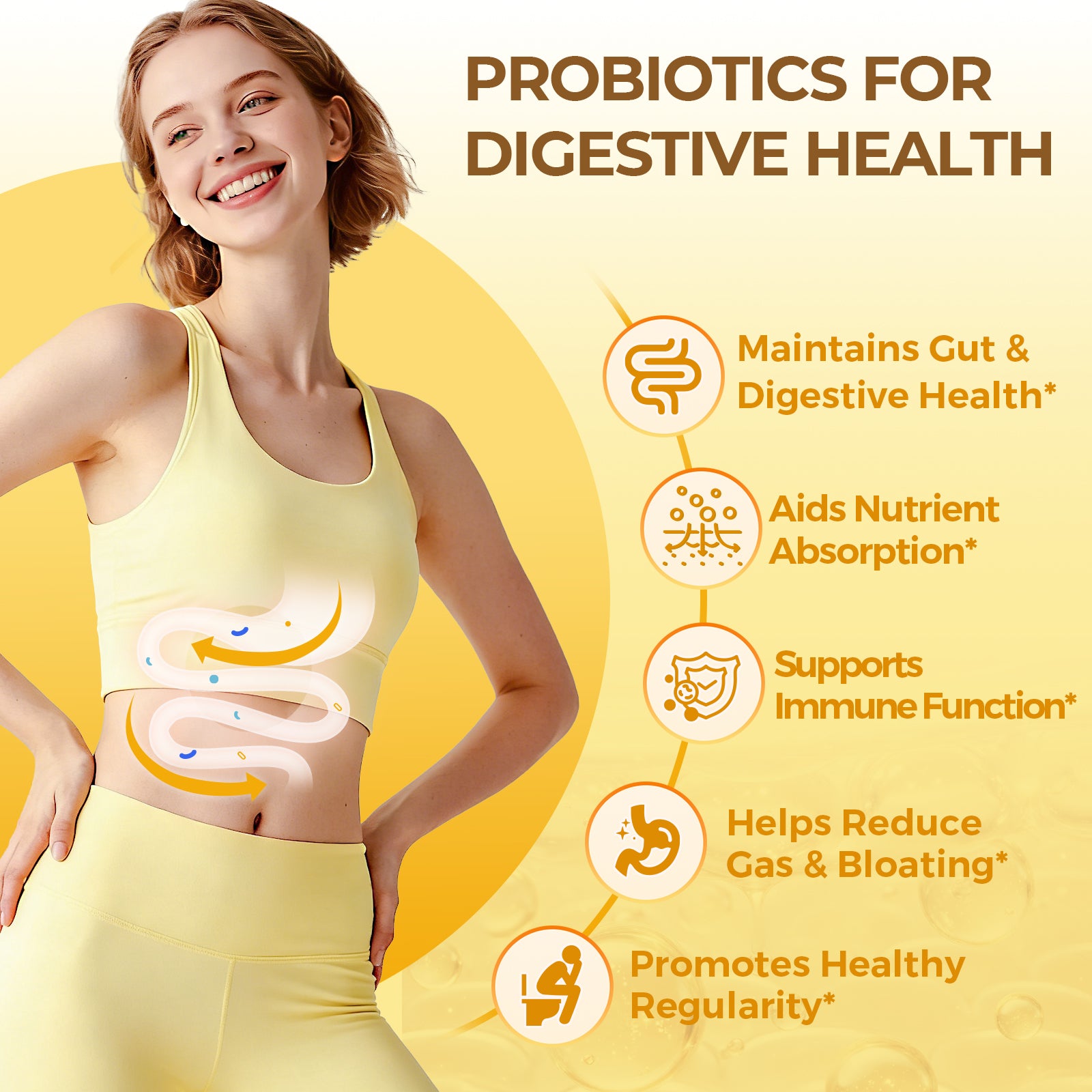 Vaginal Probiotic Powder for Women 50 Billion CFU 30 Packets Pineapple