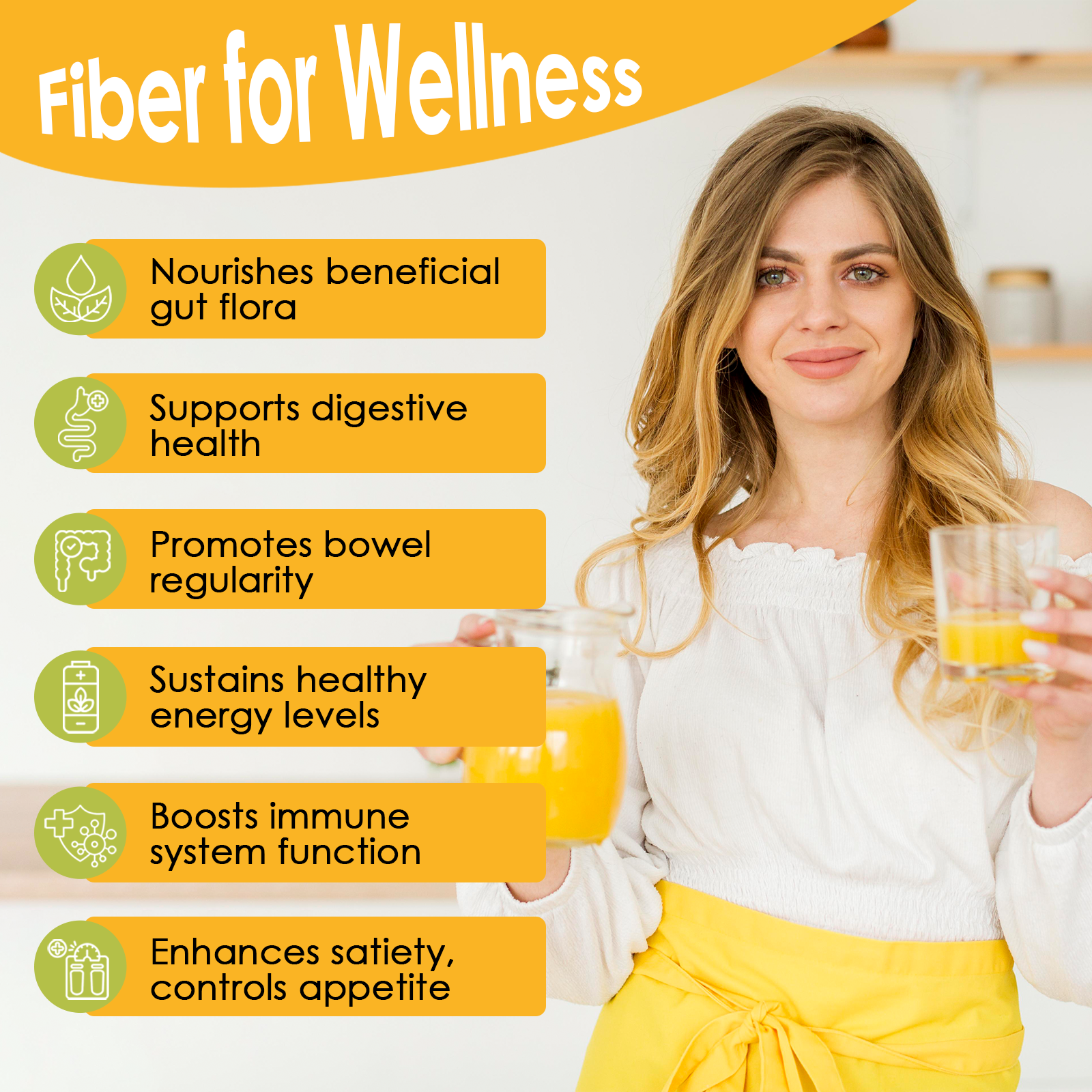 Soluble Fiber Prebiotic Powder – 70 Servings - ZEBORA