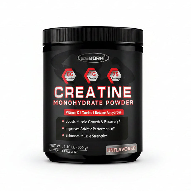 Creatine Monohydrate Powder – Strength, Muscle Growth & Recovery Support for Men & Women, 5g Creatine + 1g Taurine