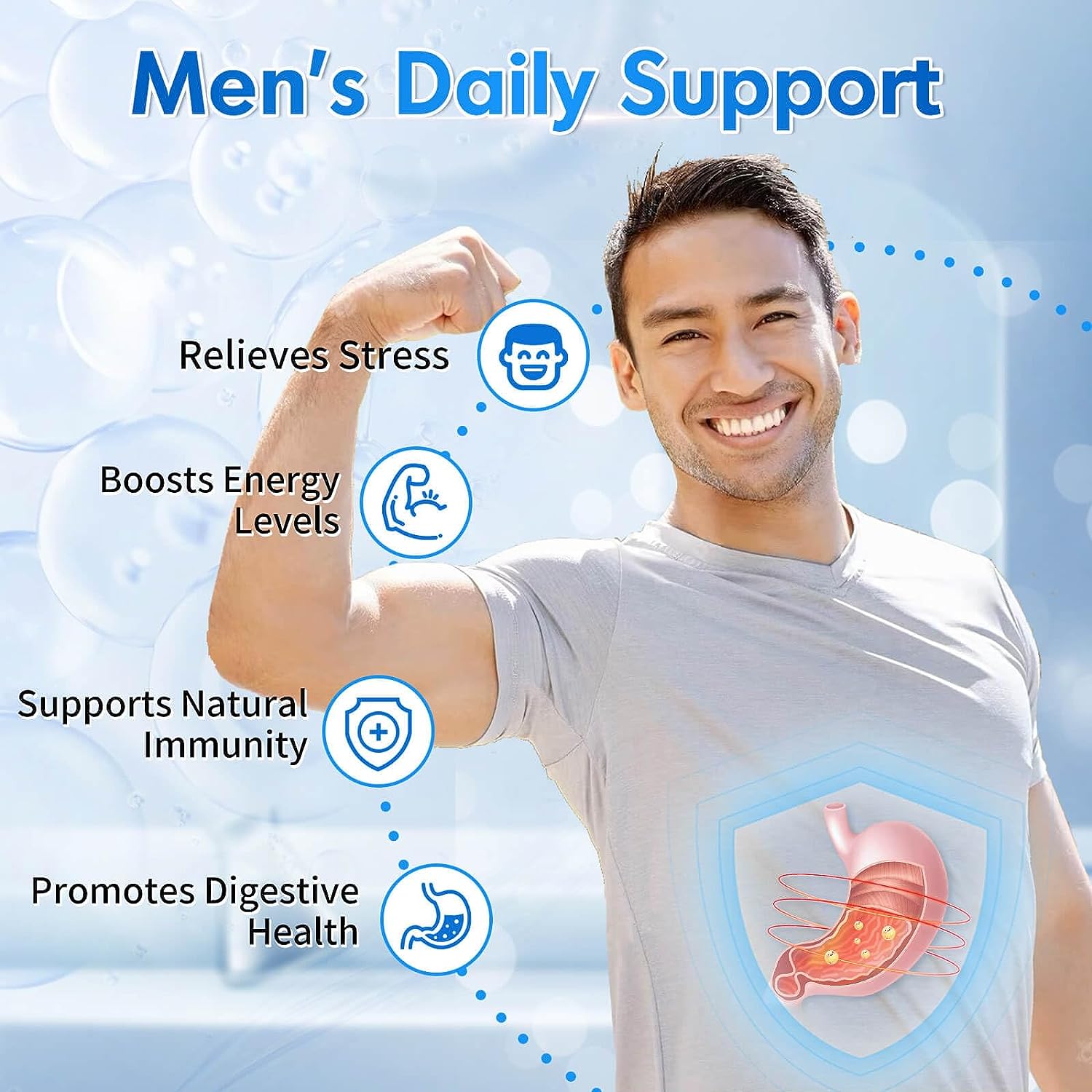 ZEBORA Probiotics for Men 100 Billion CFU