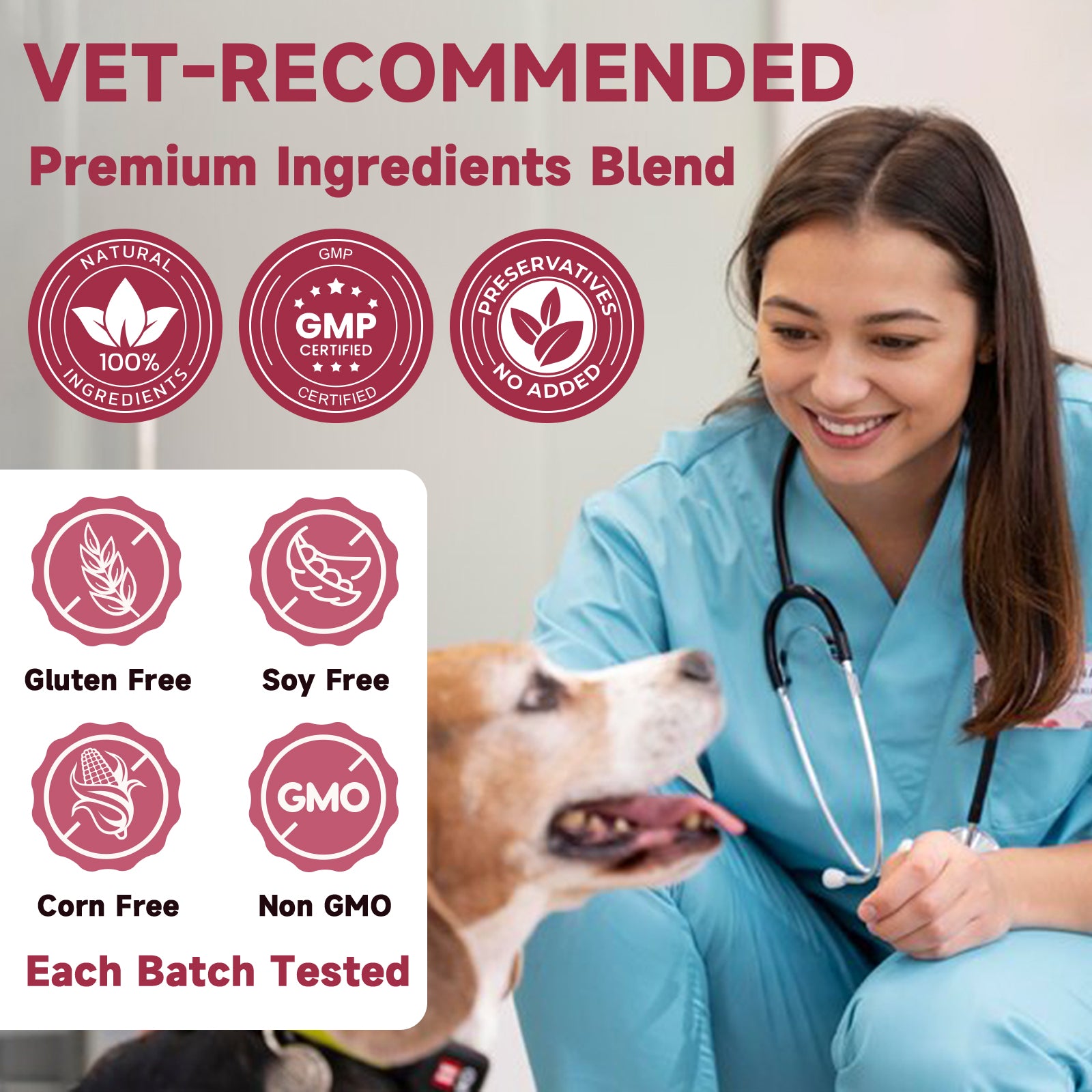 Dog Joint Supplement with Glucosamine, Chondroitin & MSM for Mobility & Joint Support, 180 Chews