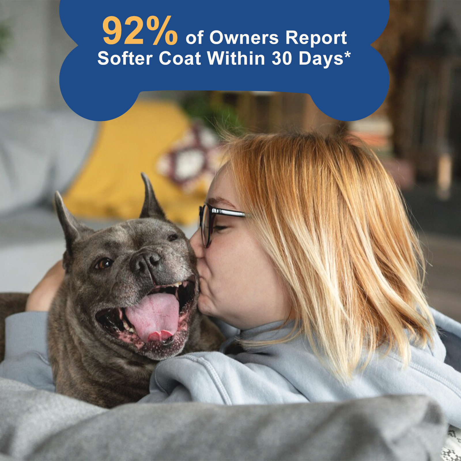 Salmon Oil for Dogs Skin and Coat - Omega 3 6 9 Fish Oil Soft Chews for Dogs Itchy Skin Relief - Dog Fish Oil Supplements EPA DHA Rich with Vitamins C & E - Allergy Relief & Shedding, 120 Ct