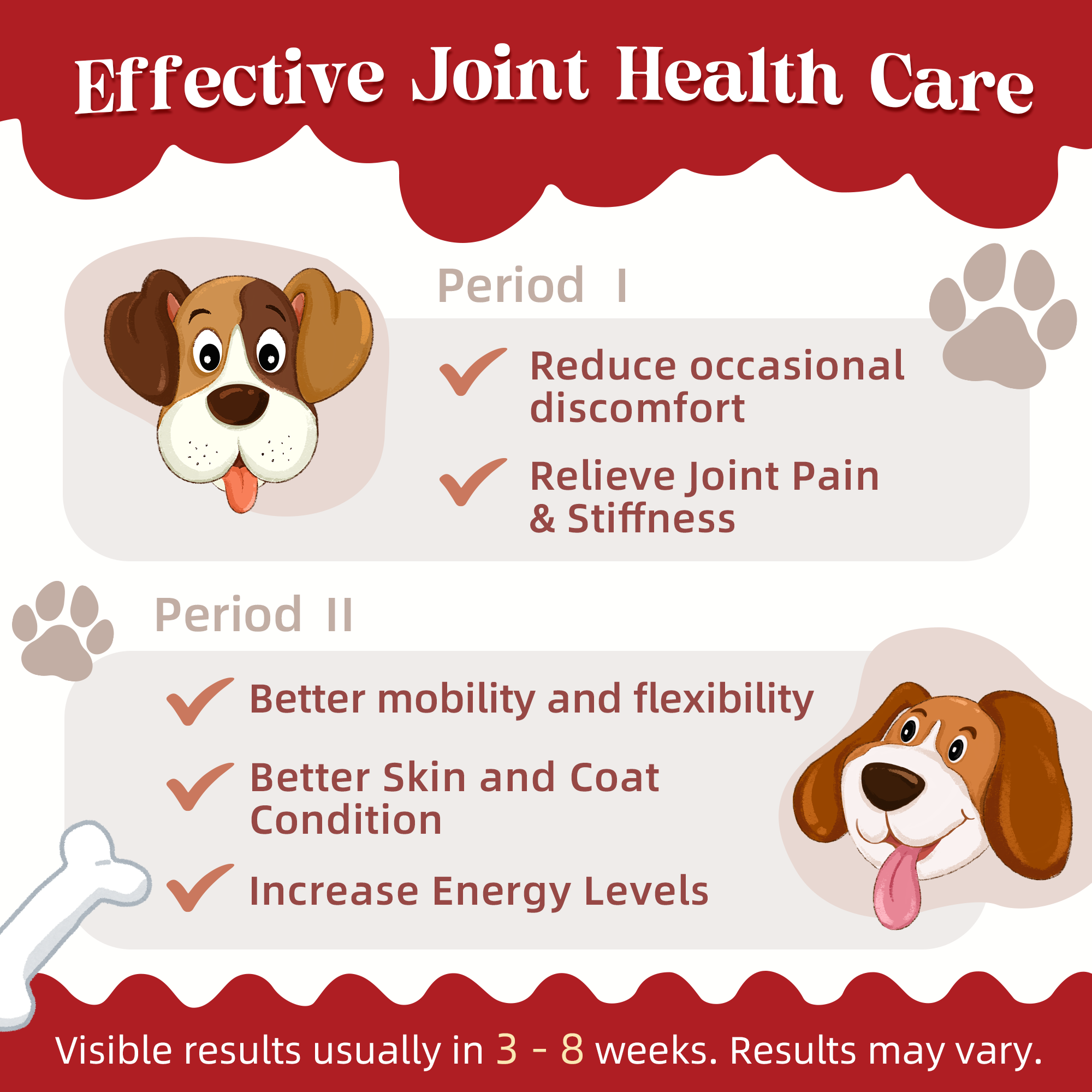 Joint Health Supplement for Dogs & Cats – Glucosamine, Chondroitin, MSM | Mobility & Hip Support – 270g - ZEBORA