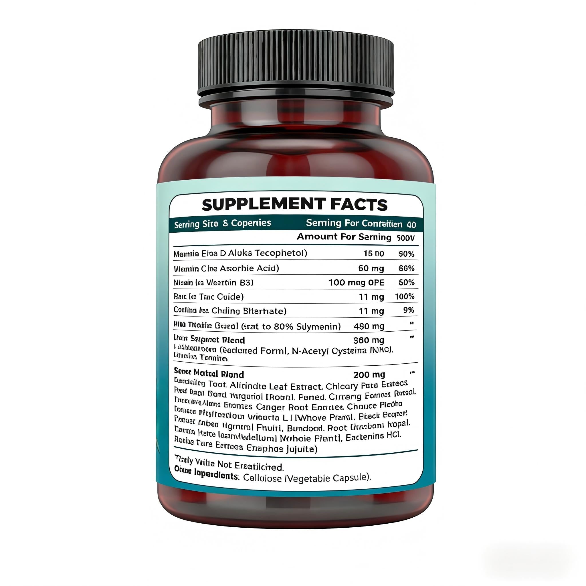ZEBORA Milk Thistle for Adults, 120 Capsule