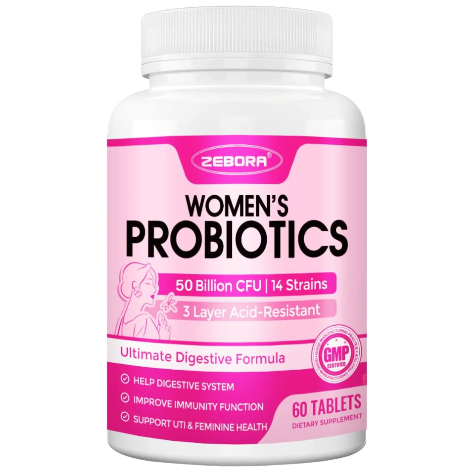 ZEBORA Probiotics for Women 60 Tablets
